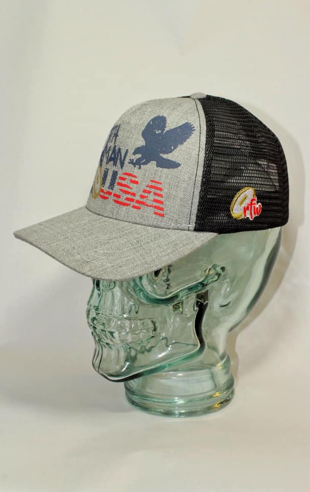 Mesh USA 8th Man Snapback hat