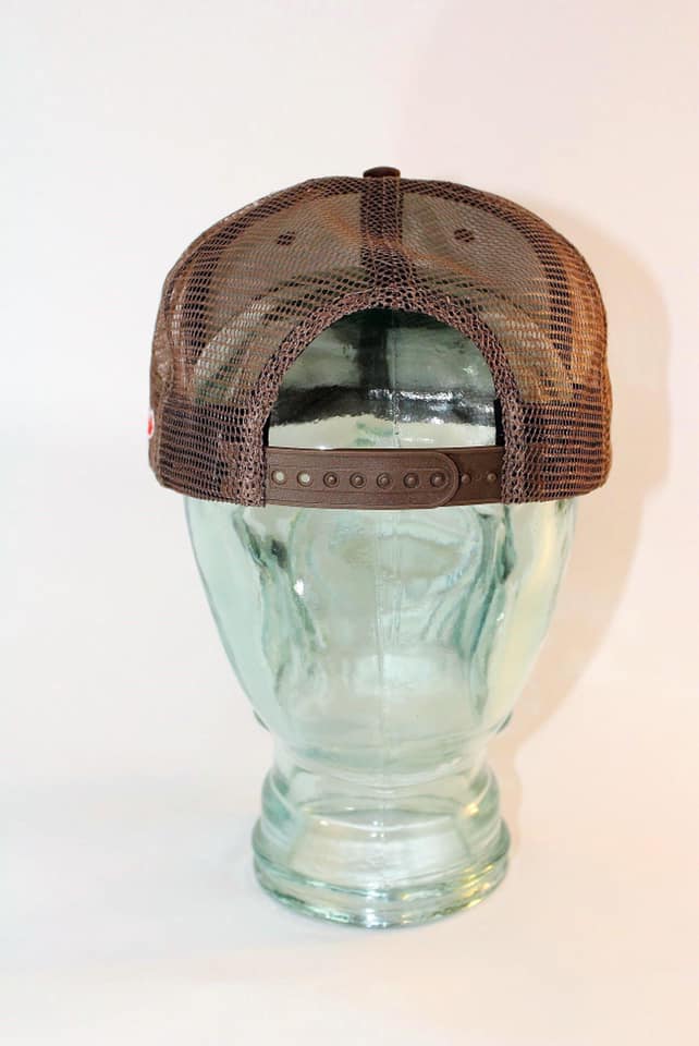 FIJI Brown Tapa Mesh Snapback hat