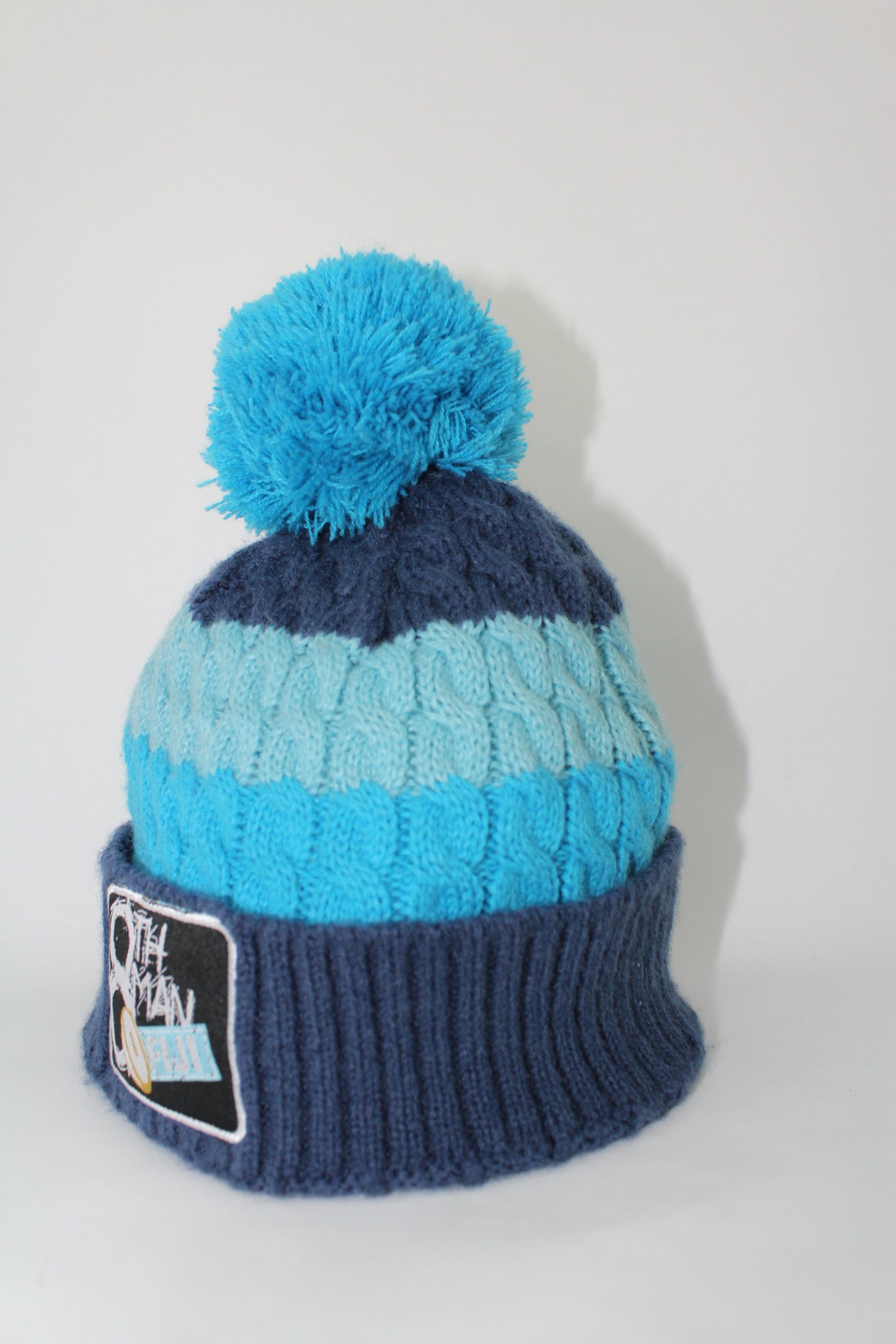 Fiji 8th Man Blue stripped cuffed winter hat
