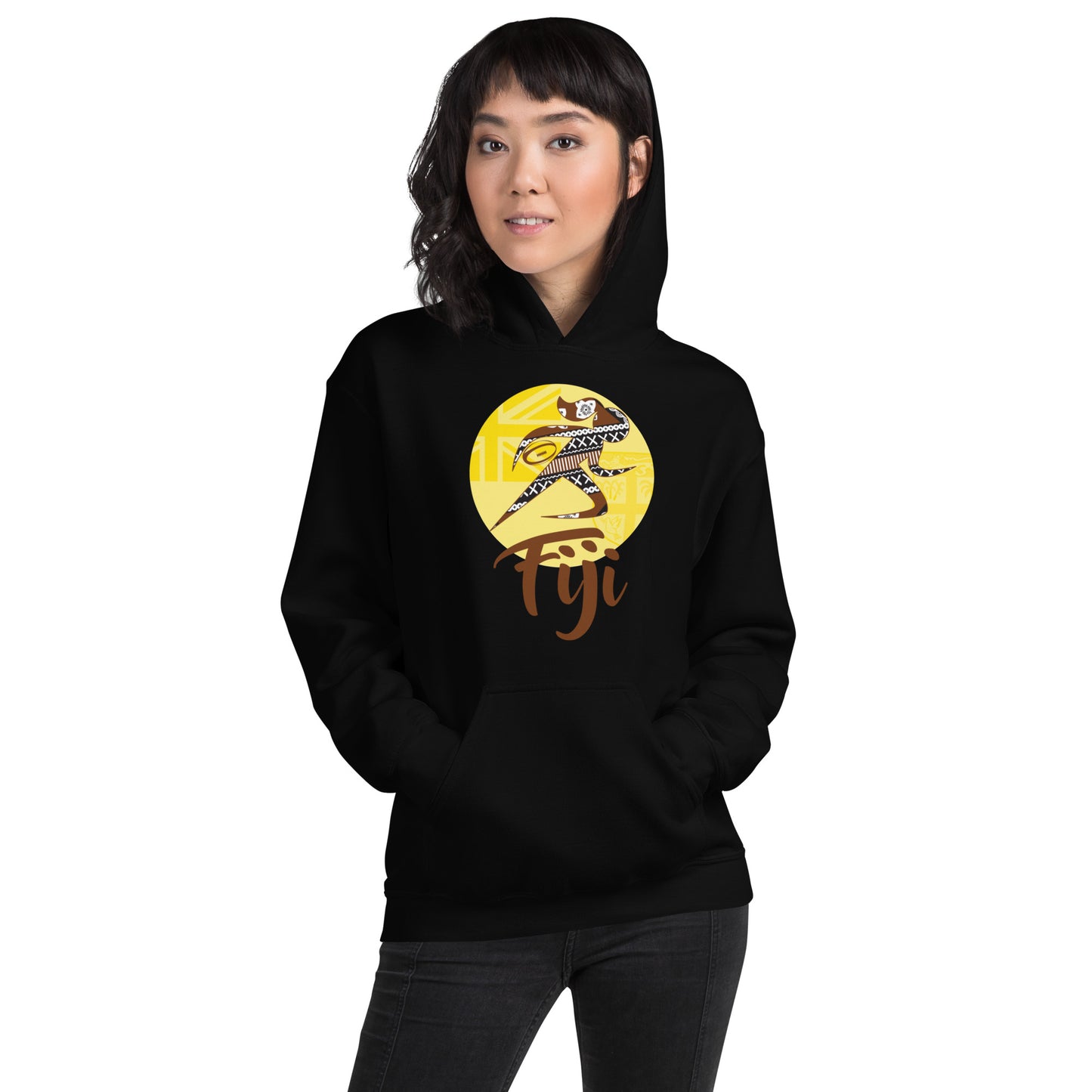 Vibrant Sun Fiji Rugby Grrrl Hoodie