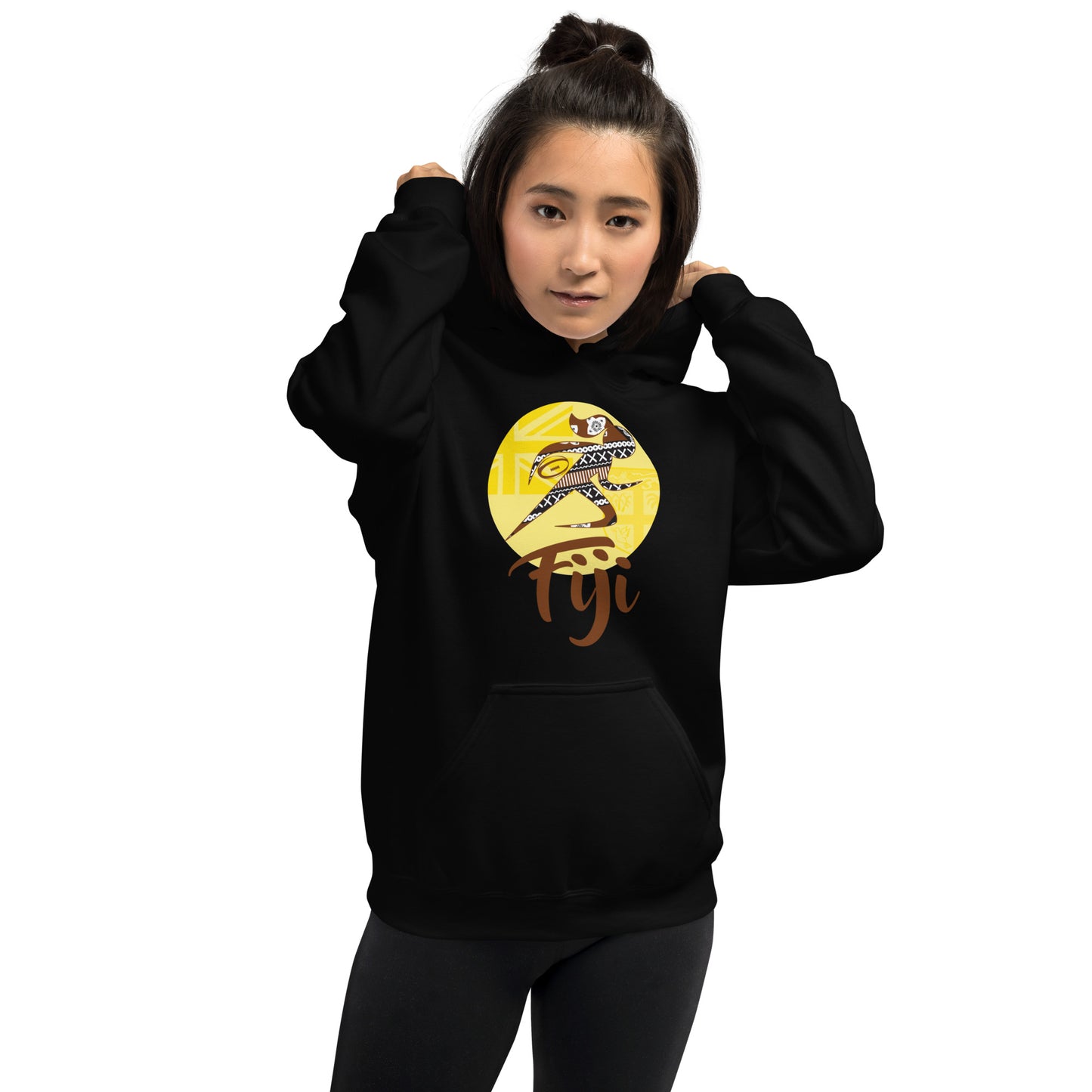Vibrant Sun Fiji Rugby Grrrl Hoodie