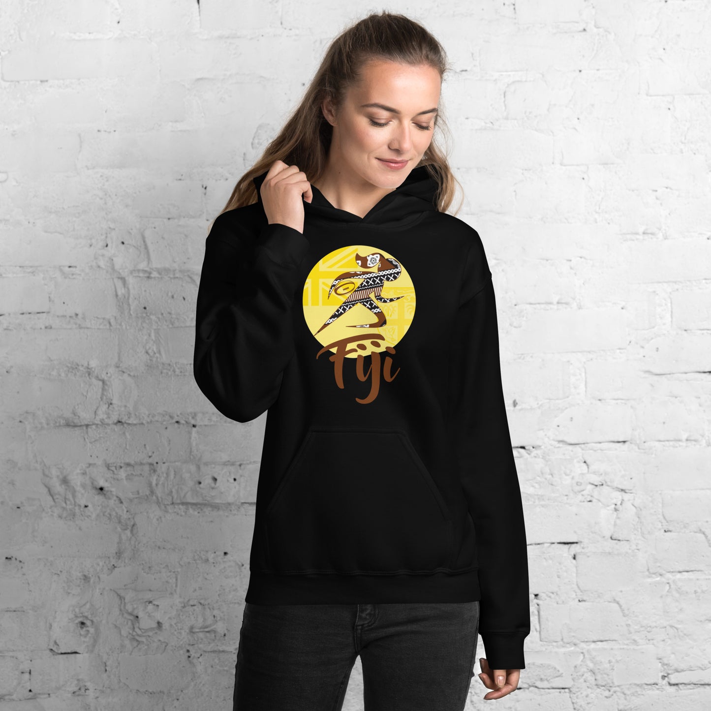 Vibrant Sun Fiji Rugby Grrrl Hoodie