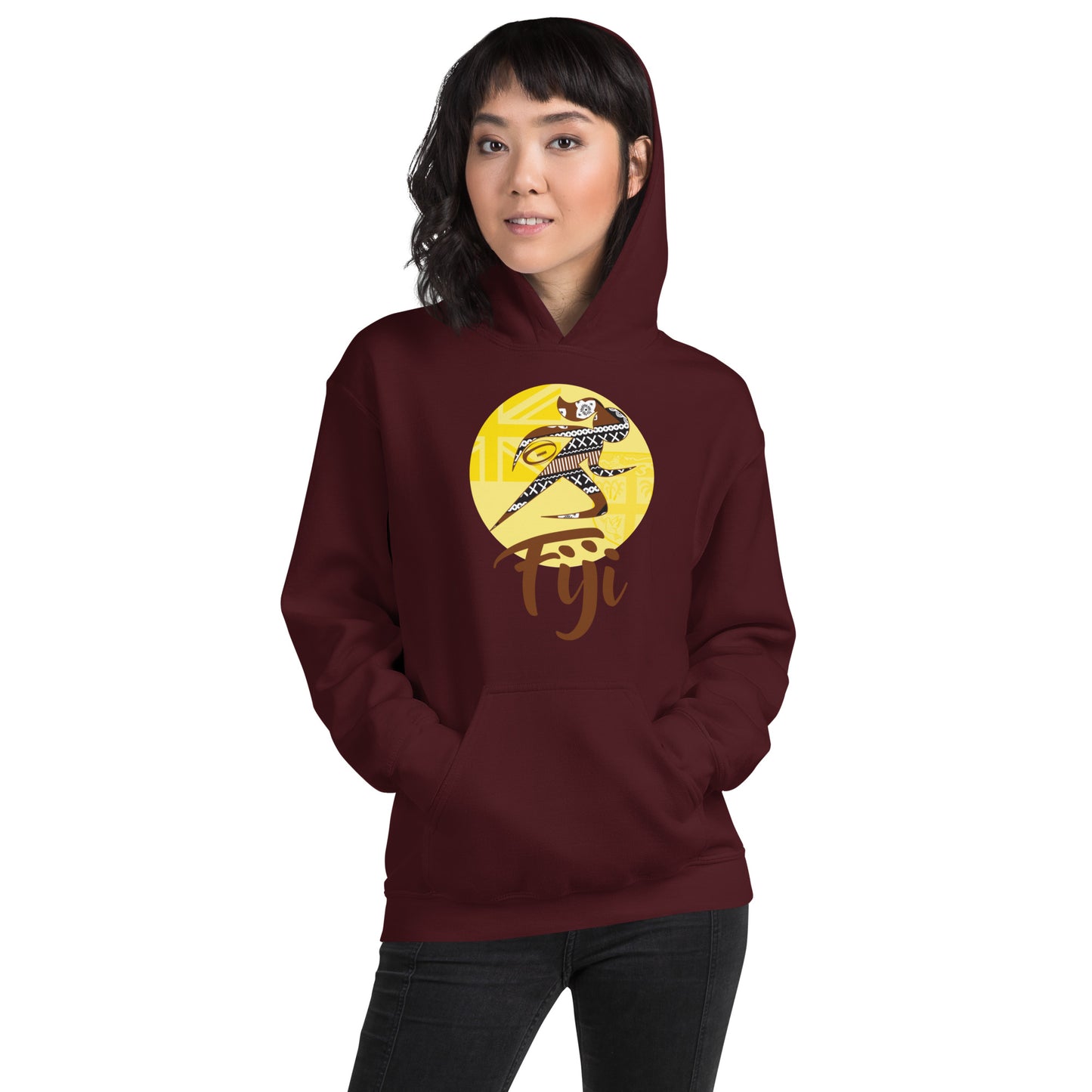Vibrant Sun Fiji Rugby Grrrl Hoodie