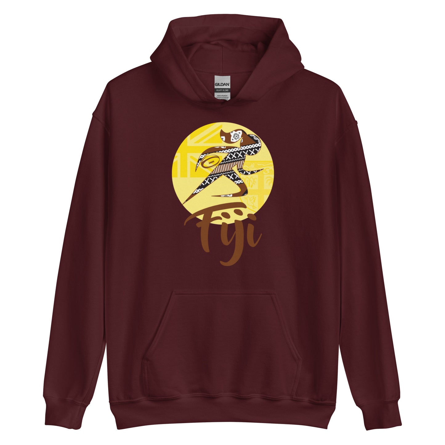 Vibrant Sun Fiji Rugby Grrrl Hoodie
