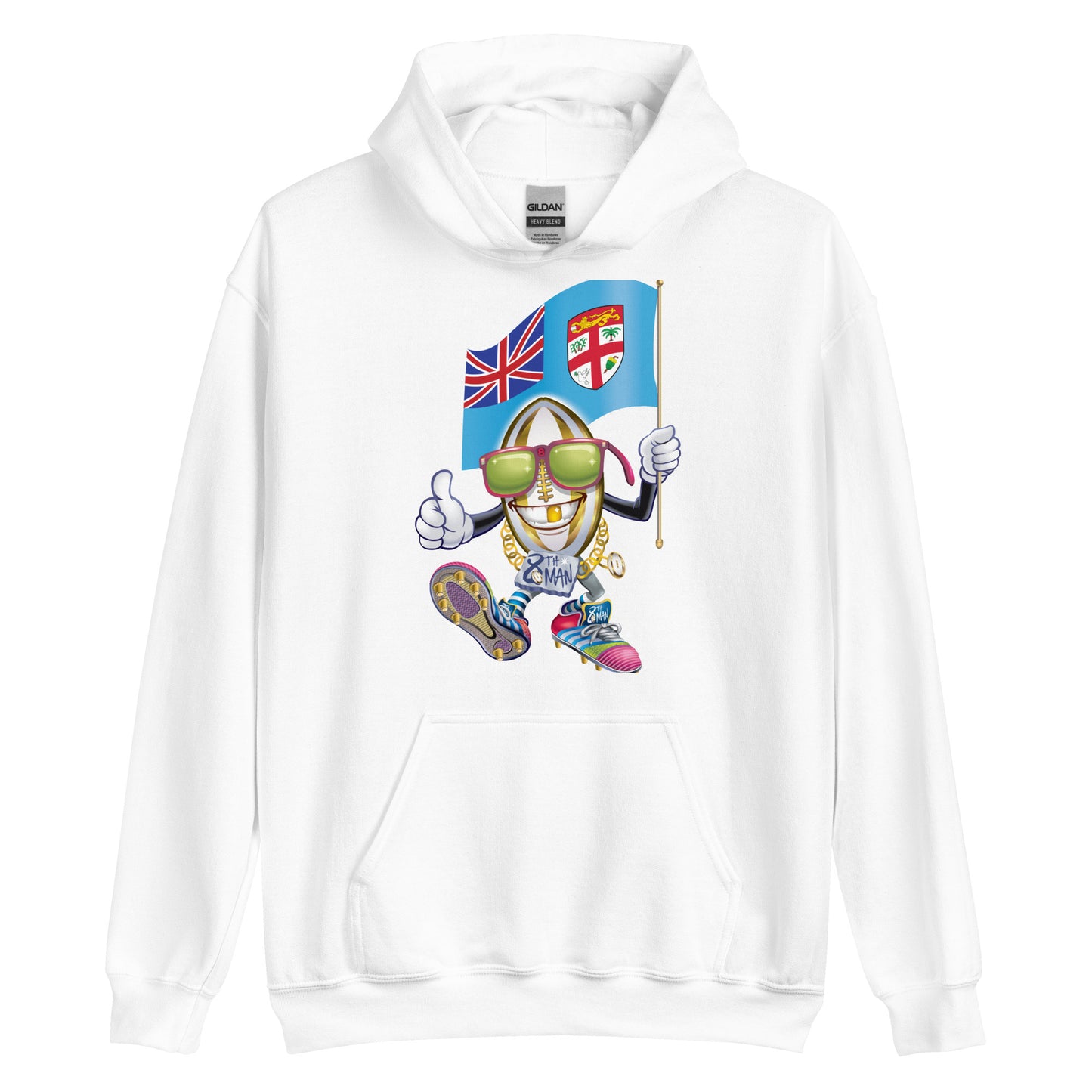 Rudy the Gold Rugby Ball Hoodie