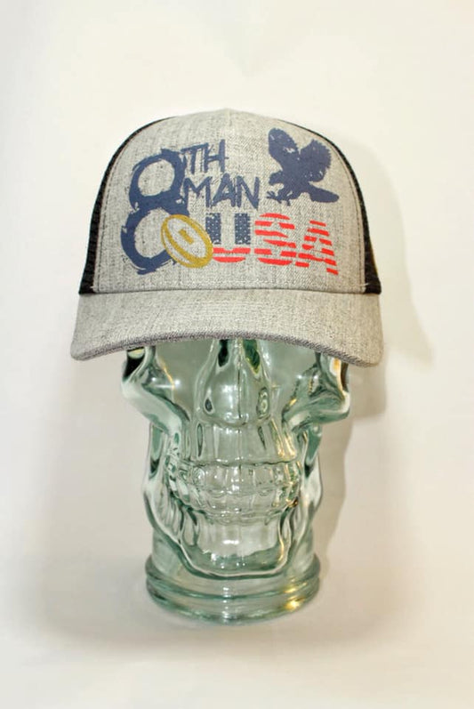 Mesh USA 8th Man Snapback hat