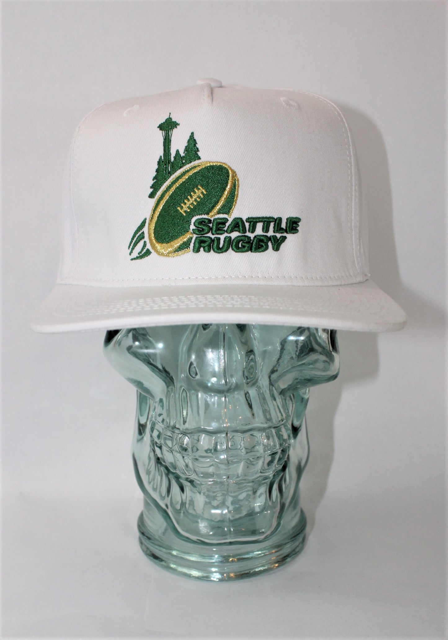 Seattle Rugby White Snapback