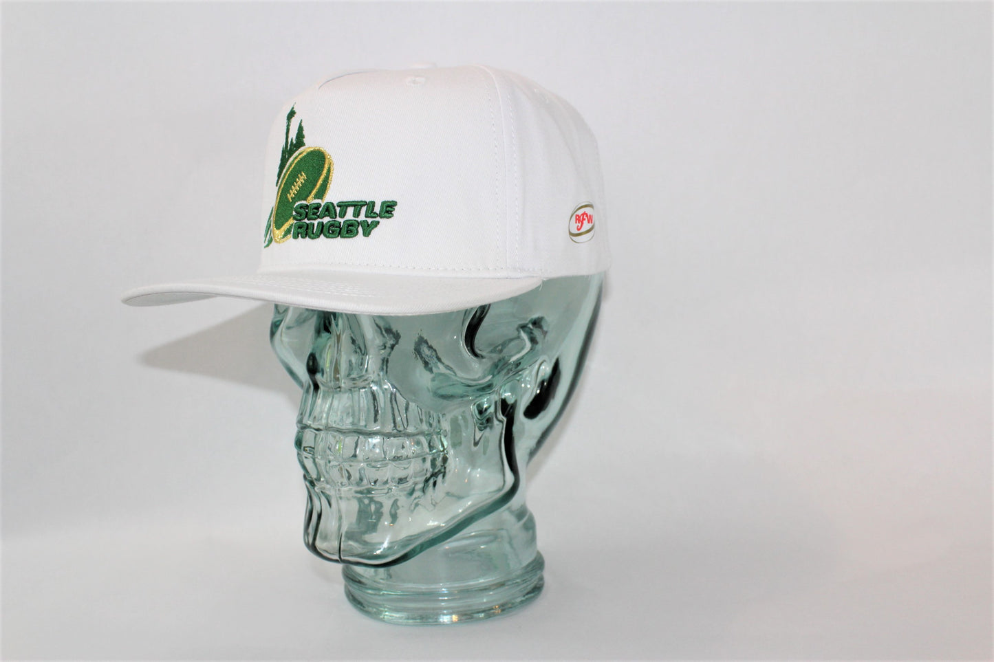 Seattle Rugby White Snapback