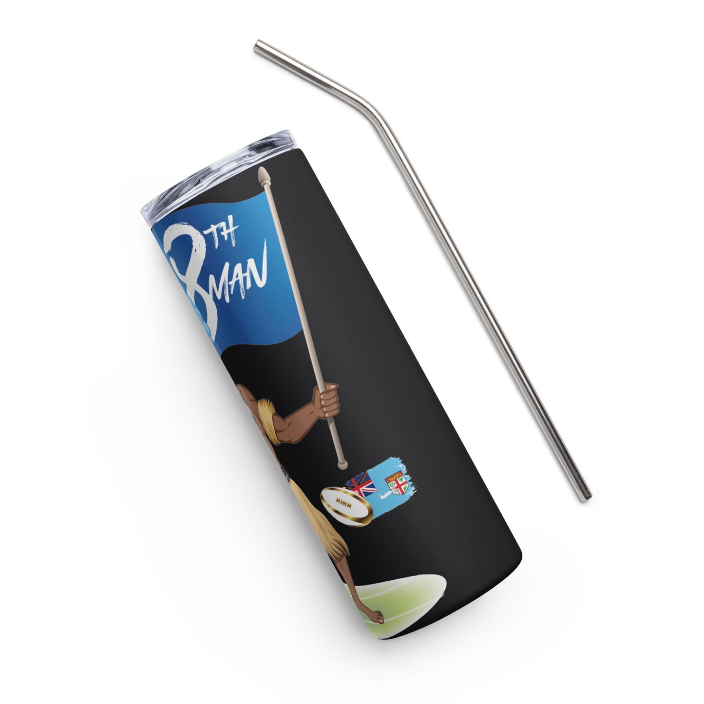 Fijian 8th Man Stainless steel tumbler