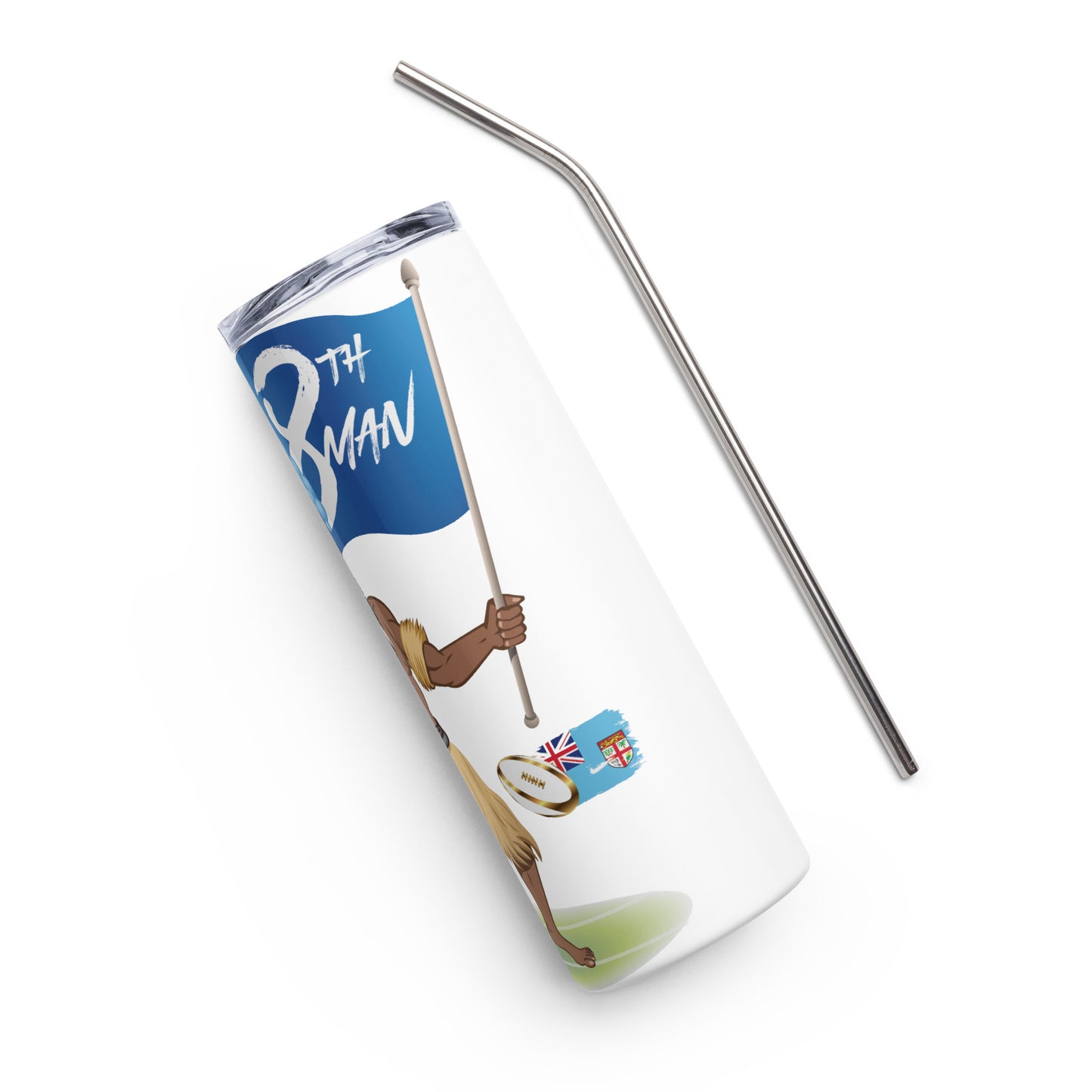 Fijian 8th Man Stainless steel tumbler