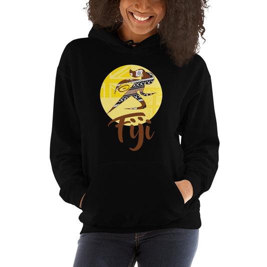 Vibrant Sun Fiji Rugby Grrrl Hoodie