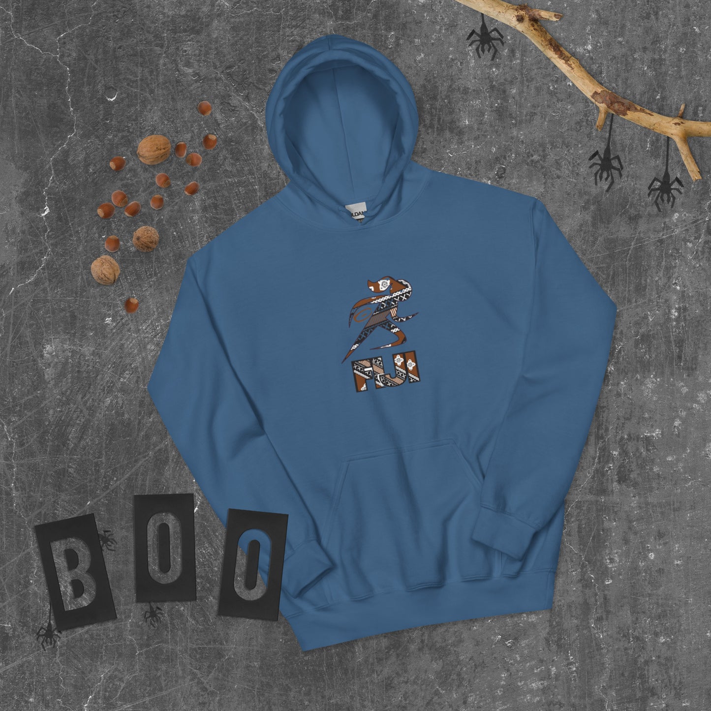 Fiji Tapa Rugby Grrrl Hoodie