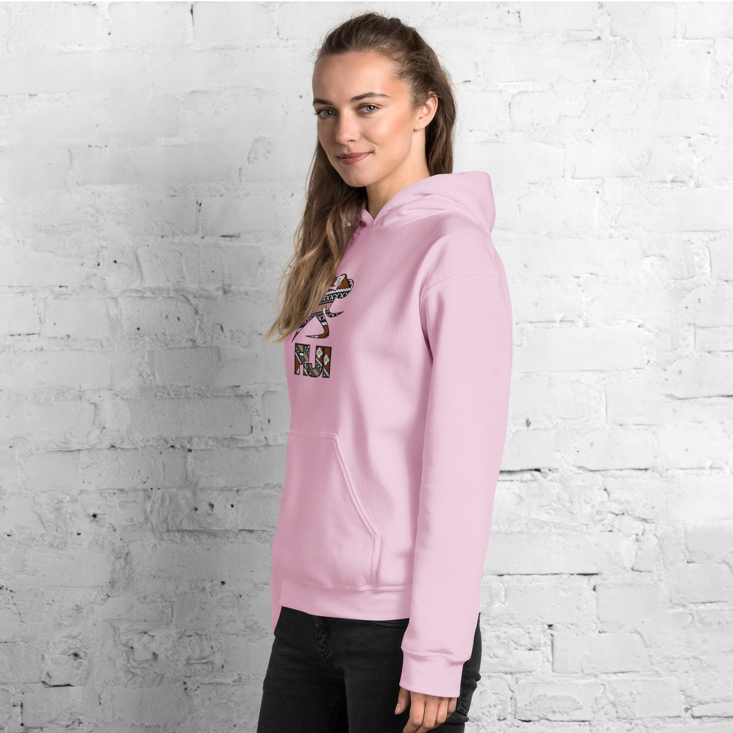 Fiji Tapa Rugby Grrrl Hoodie