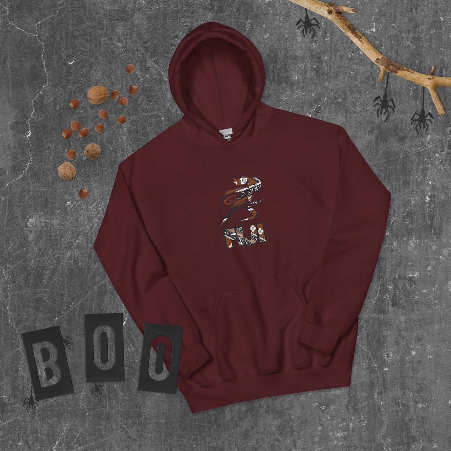 Fiji Tapa Rugby Grrrl Hoodie