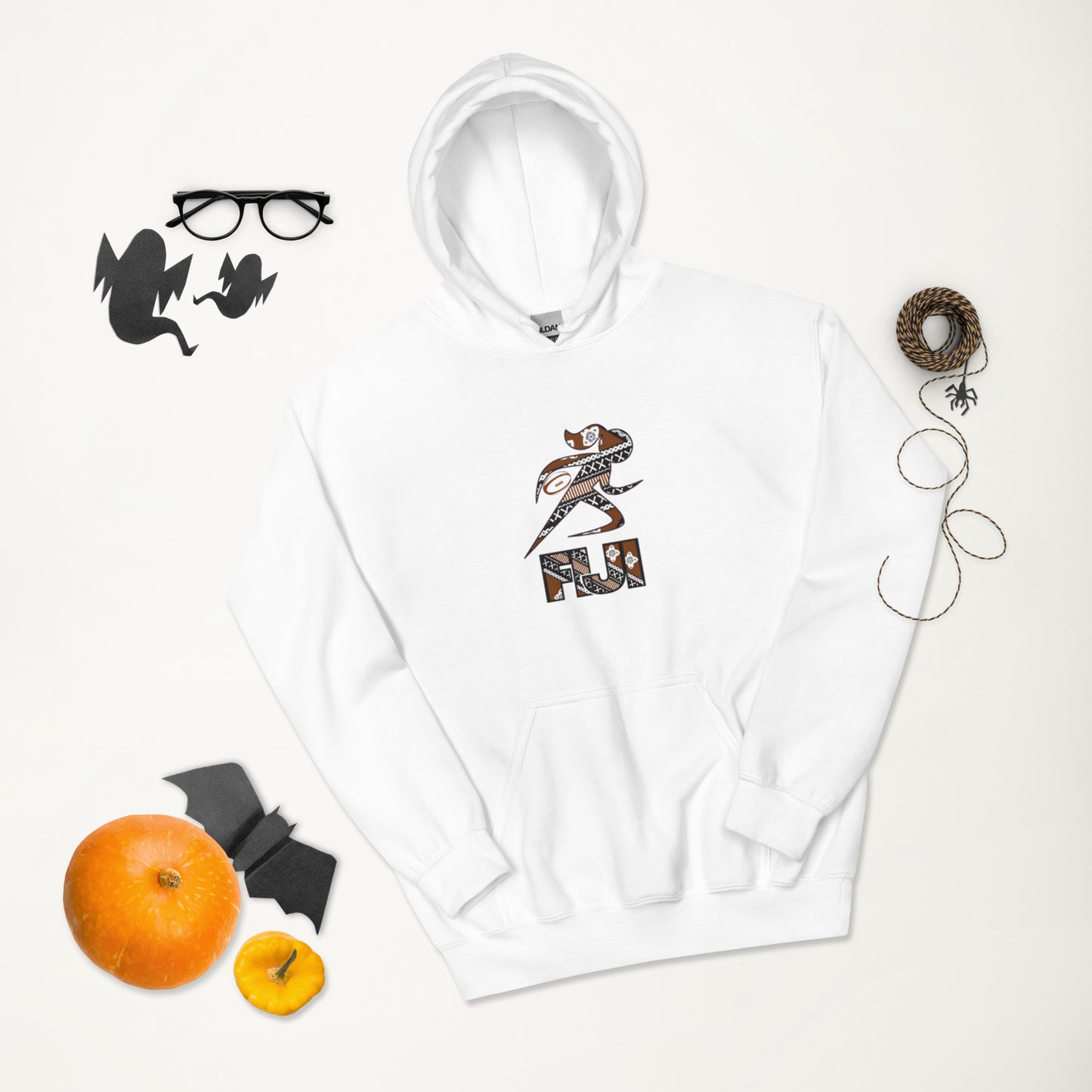 Fiji Tapa Rugby Grrrl Hoodie