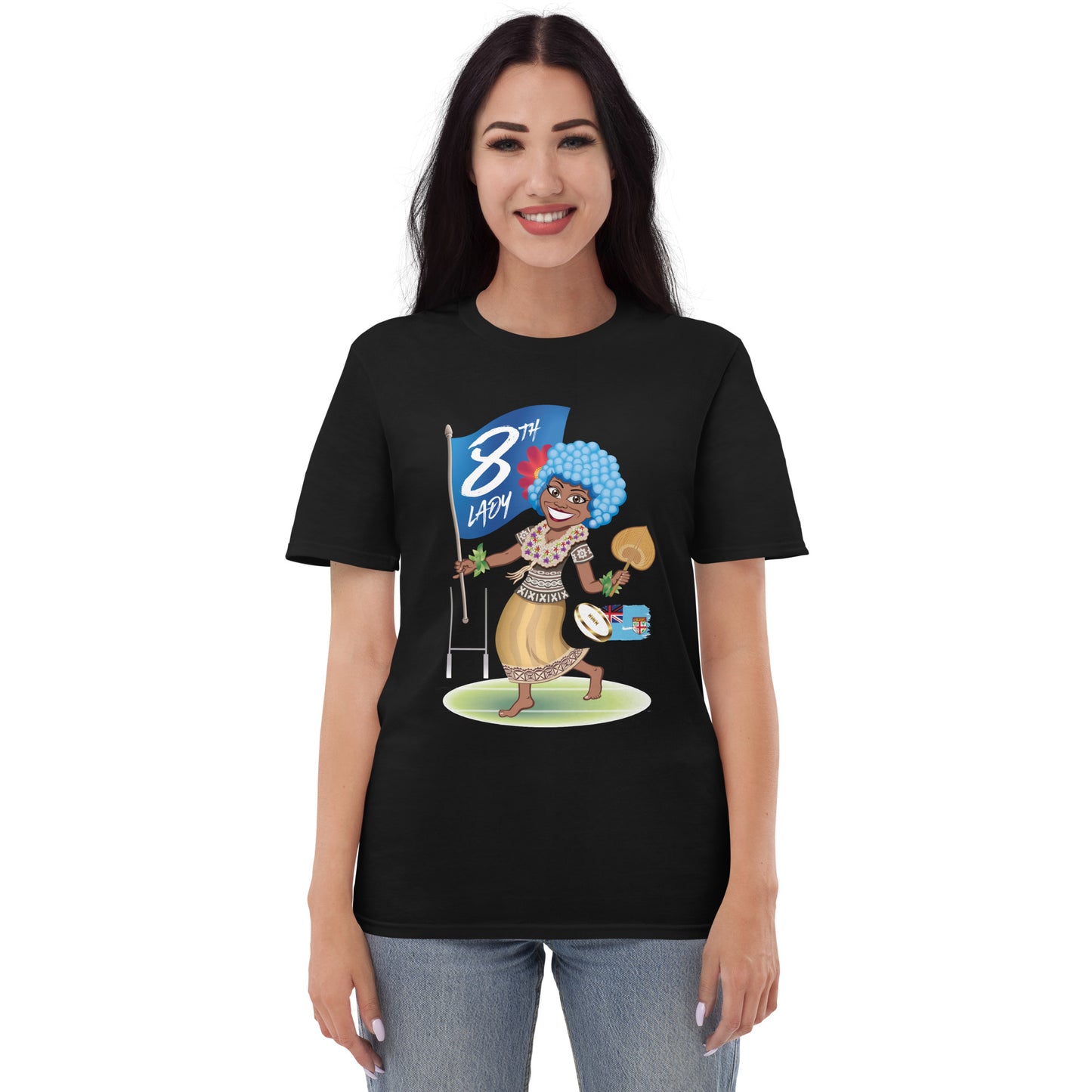 Cartoon Fiji 8th Lady Short-Sleeve T-Shirt