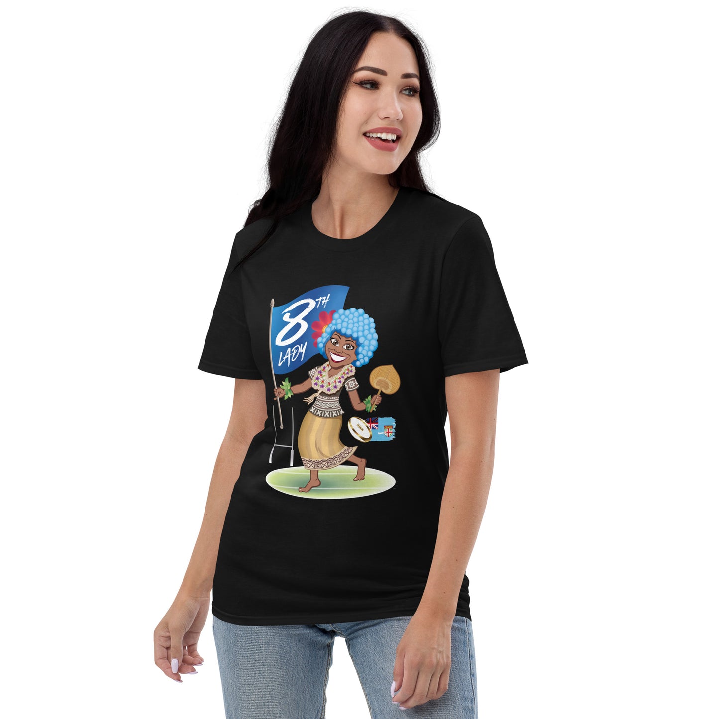 Cartoon Fiji 8th Lady Short-Sleeve T-Shirt