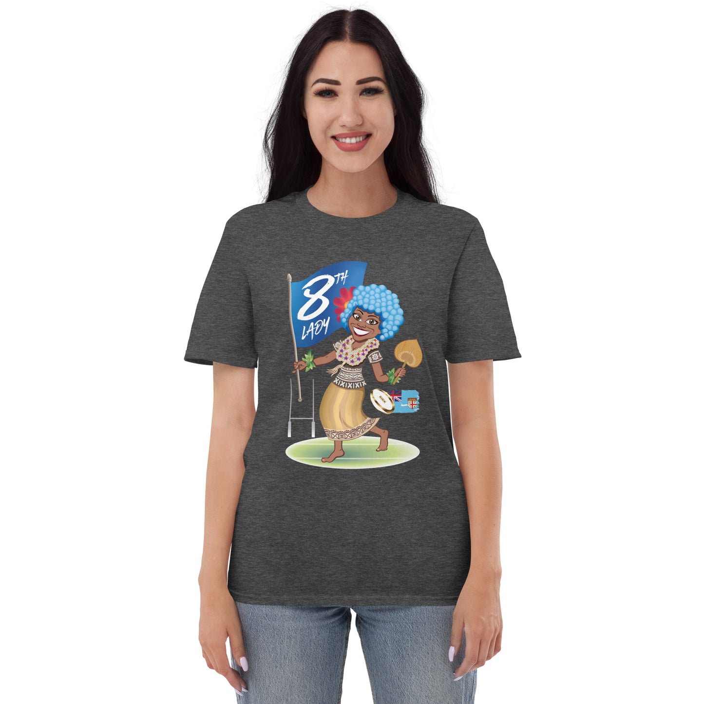 Cartoon Fiji 8th Lady Short-Sleeve T-Shirt