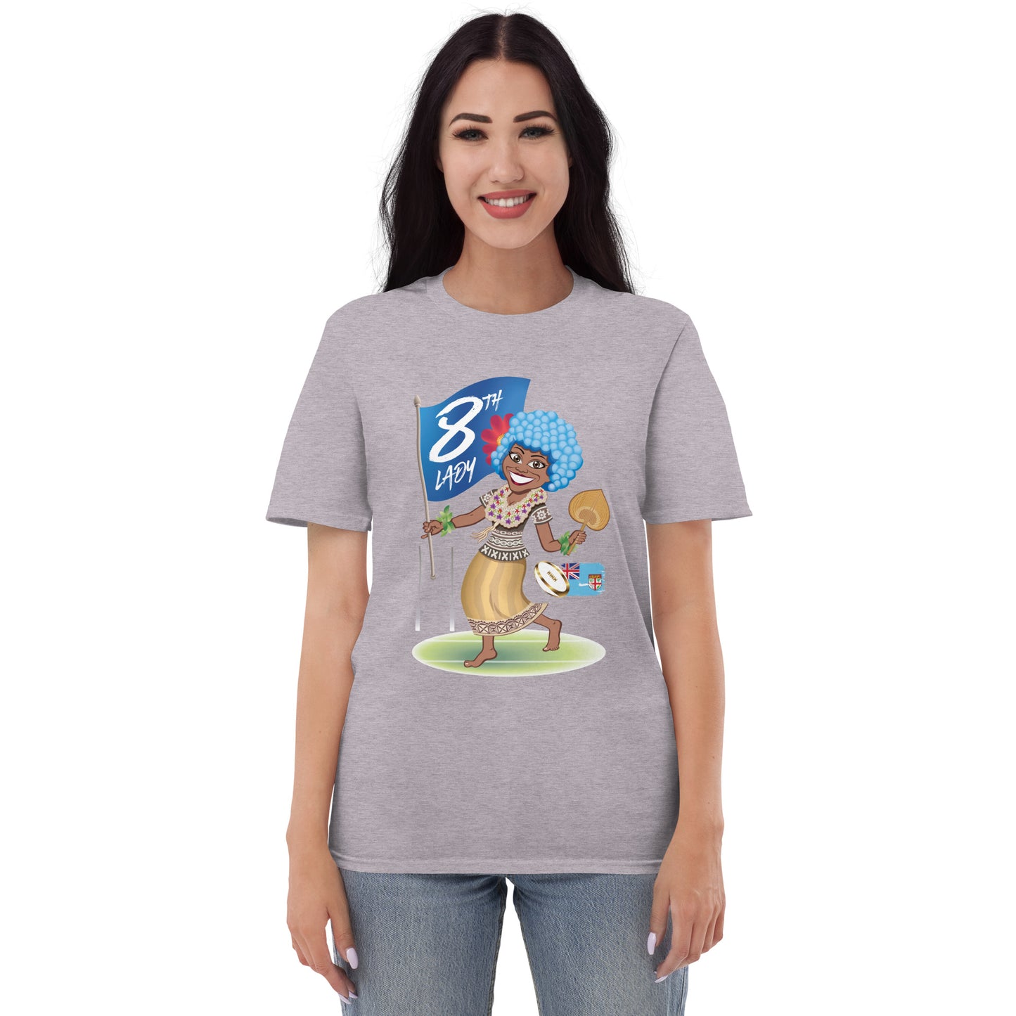 Cartoon Fiji 8th Lady Short-Sleeve T-Shirt