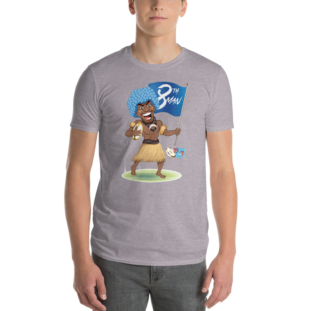 Cartoon Fiji 8th Man Short-Sleeve T-Shirt