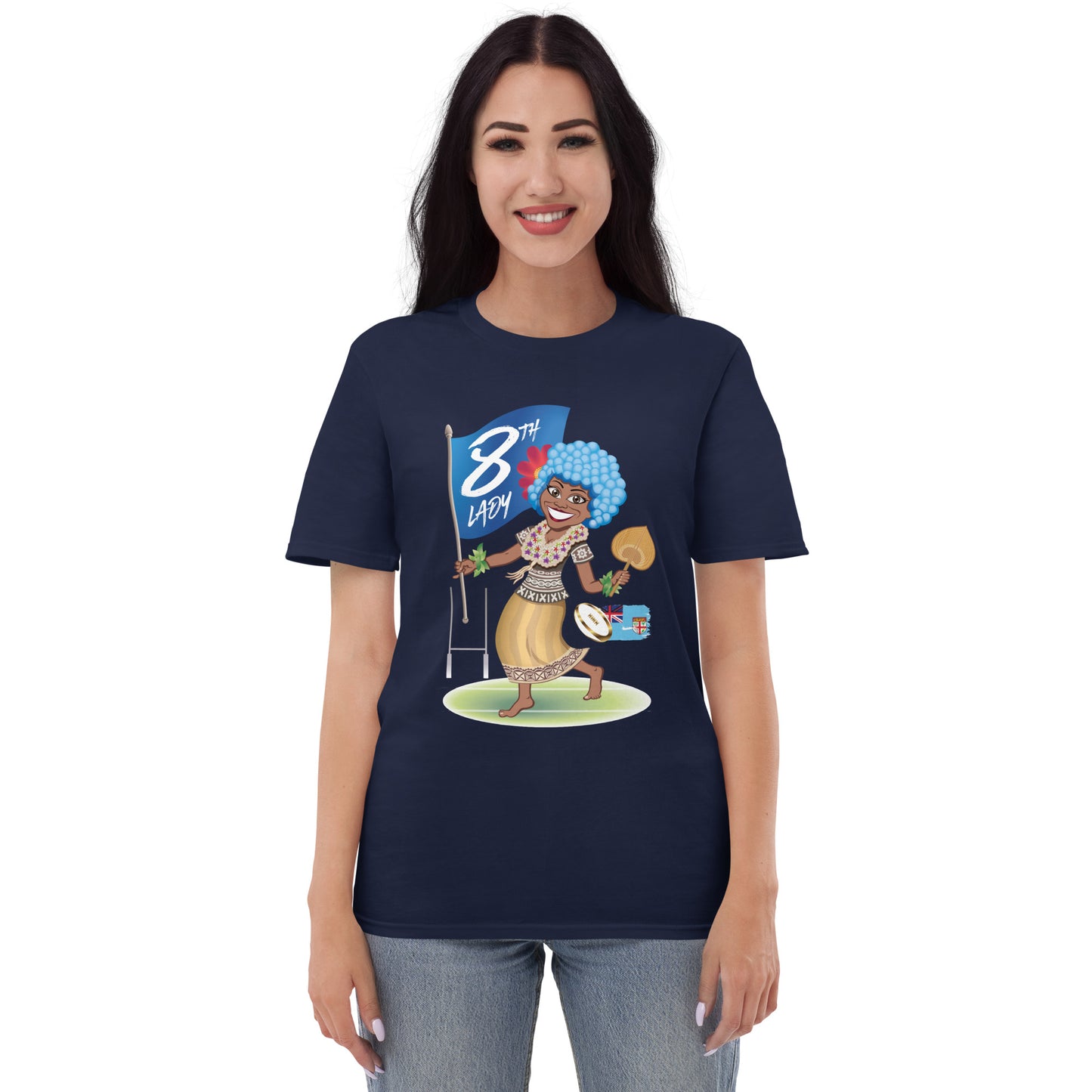 Cartoon Fiji 8th Lady Short-Sleeve T-Shirt