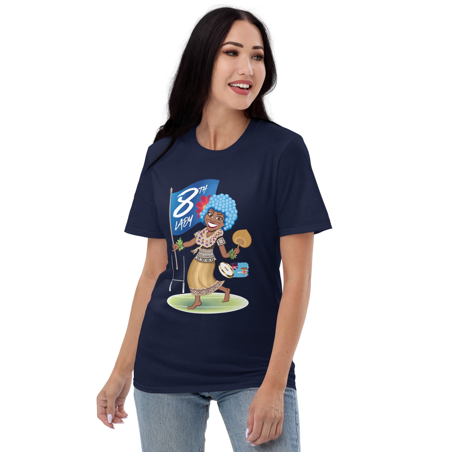 Cartoon Fiji 8th Lady Short-Sleeve T-Shirt