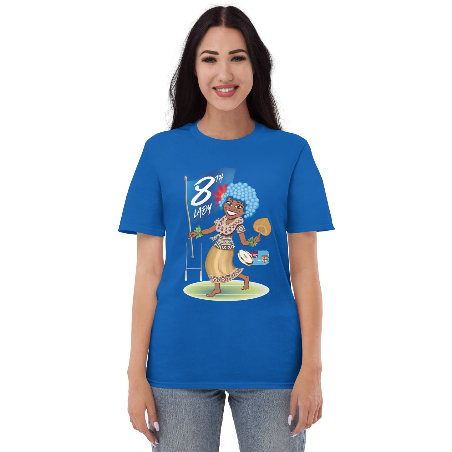 Cartoon Fiji 8th Lady Short-Sleeve T-Shirt