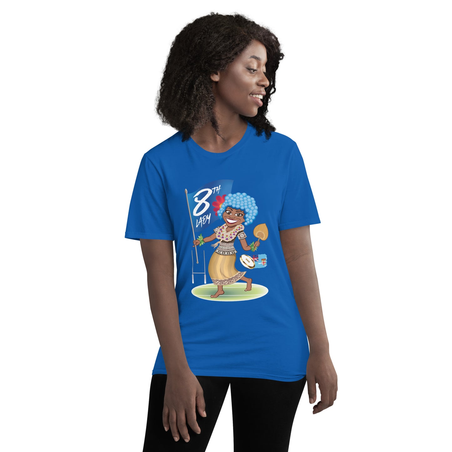 Cartoon Fiji 8th Lady Short-Sleeve T-Shirt