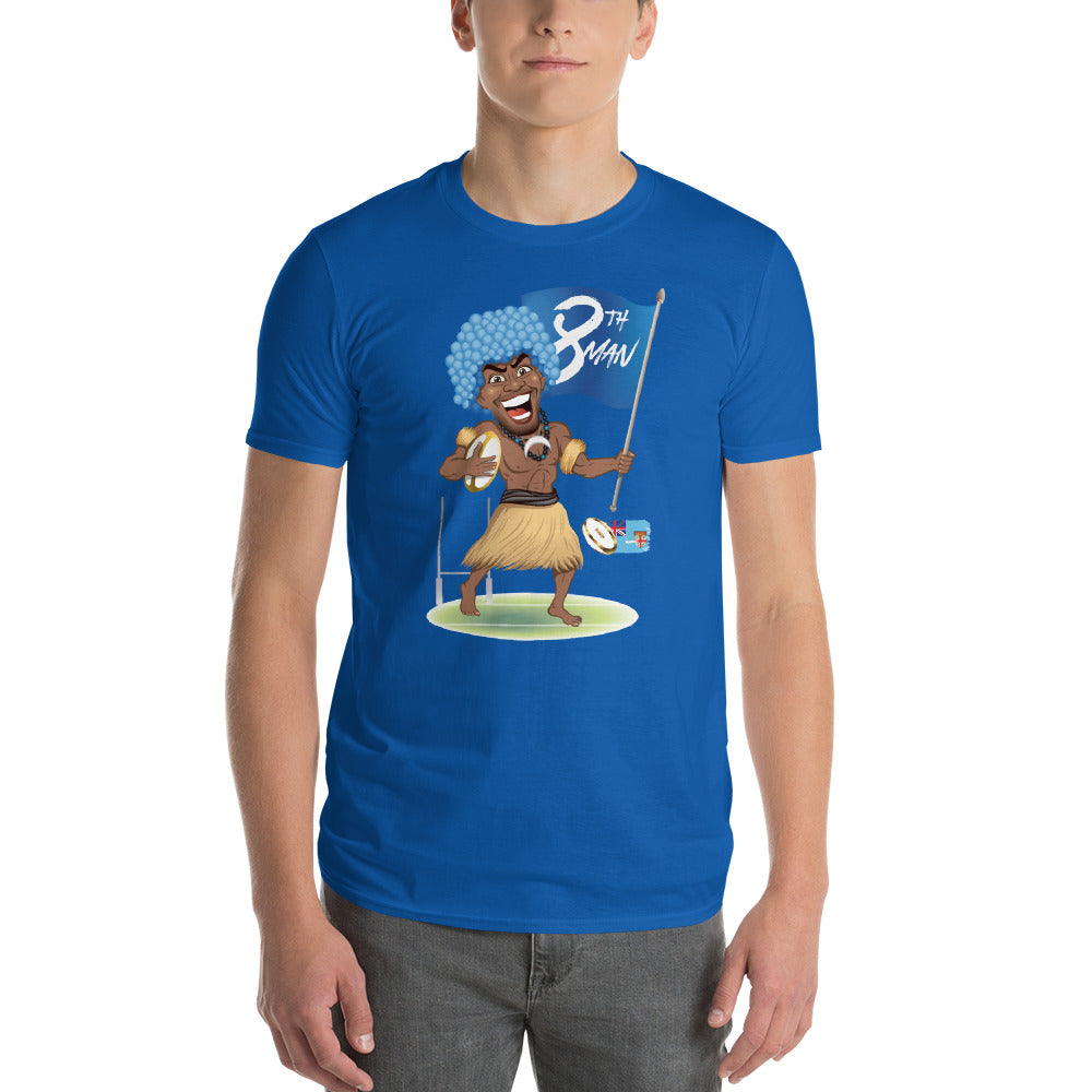 Cartoon Fiji 8th Man Short-Sleeve T-Shirt