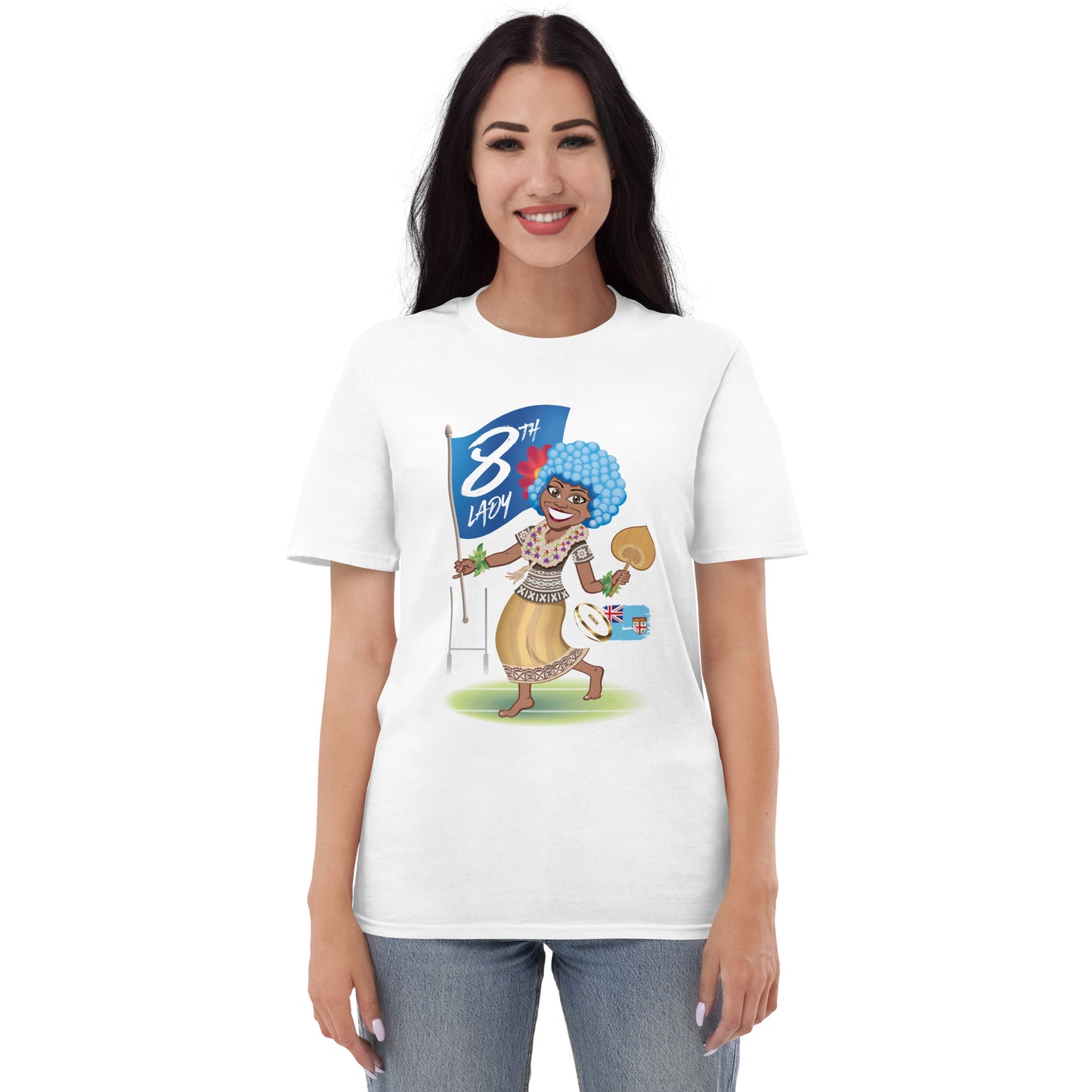 Cartoon Fiji 8th Lady Short-Sleeve T-Shirt