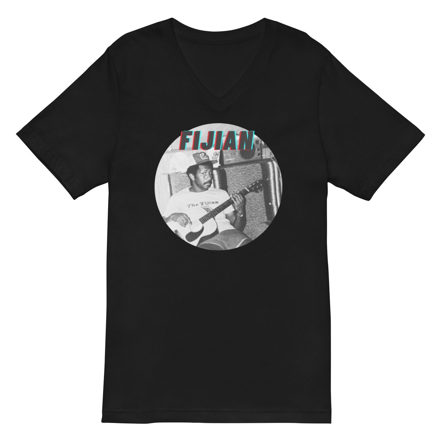 The Vintage Fijian - Unisex Short Sleeve V-Neck T-Shirt