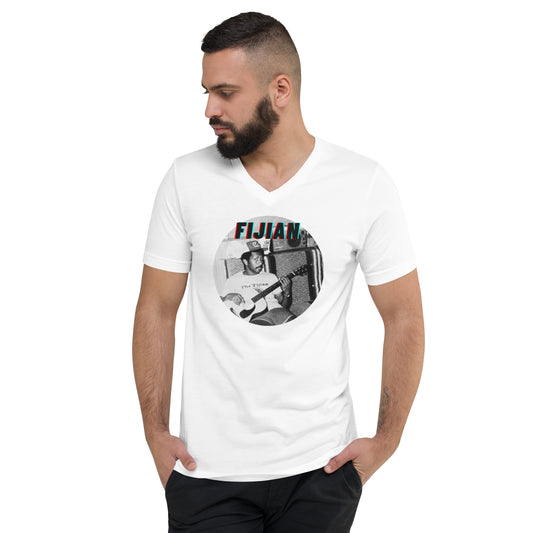 The Vintage Fijian - Unisex Short Sleeve V-Neck T-Shirt